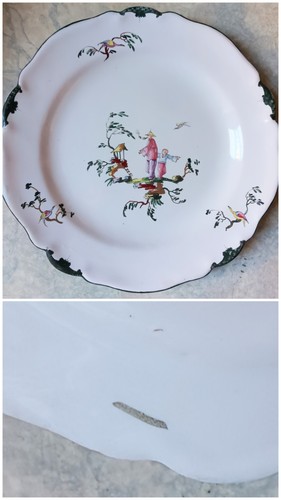 Assiette faïence xviiie - assiette,