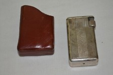 Ancien Briquet Flaminaire Quercia Made in France Vintage avec étui Cuir