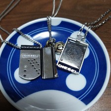 Lot de 3 collier Diesel homme