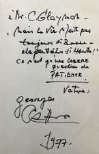 BEL ENVOI dédicace  1977