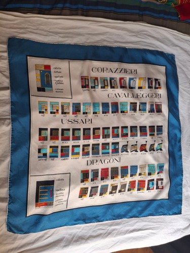 Foulard vintage soie - foulard,