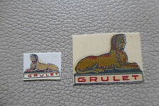 Logo moulin café / poivre  GRULET 2 tailles au choix voir descriptif.