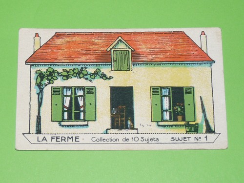 Chromo decoupage 1932 chocolat - 1932,