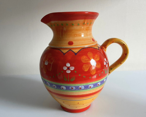 Hand painted colorful floral - colorful,