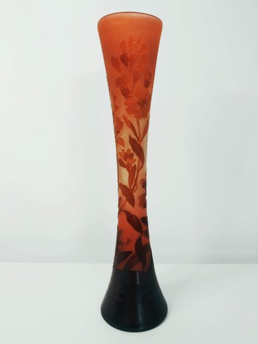 Vase gallé lys - -,