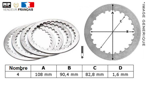 Kit disques lisses - disques,