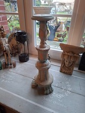 Pique Cierge En Bois peint à