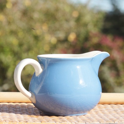 Pot lait bleu - pot,