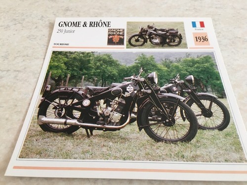 Carte moto gnome rhône 250 - moto, &