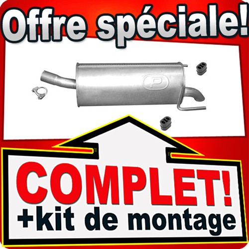 Silencieux arriere pour - silencieux, opel