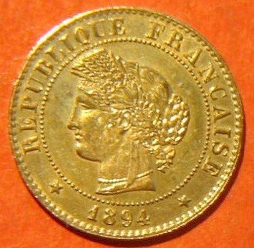 Centime cérès 1894 - 1, spl