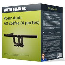 Attelage pour Audi A3 coffre