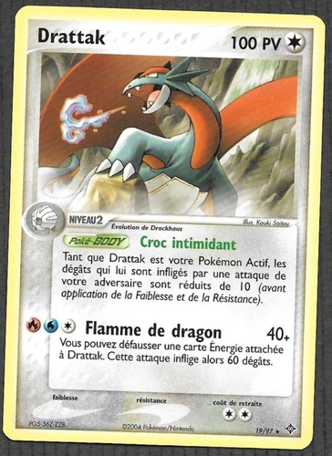 Carte pokémon drattak - pokémon,