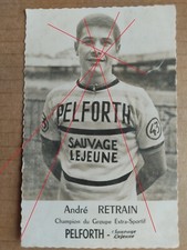 Photo 9 x 14 cm Cyclisme Tour de France André Retrain Pelforth Sauvage Lejeune