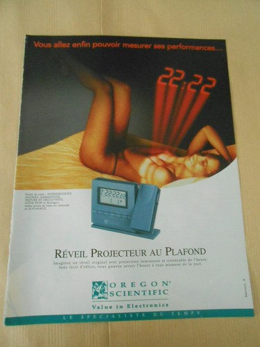 Publicité 1998 advert réveil - publicité,