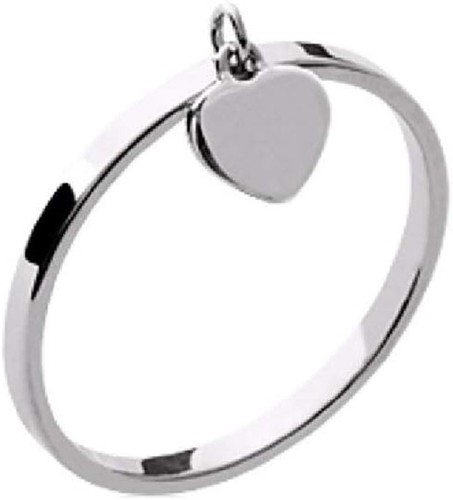 Bague pampille coeur taille - , 52