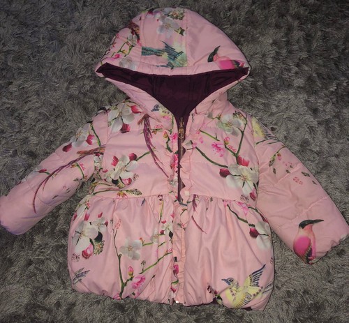 Manteau rembourré fleurs - manteau, à