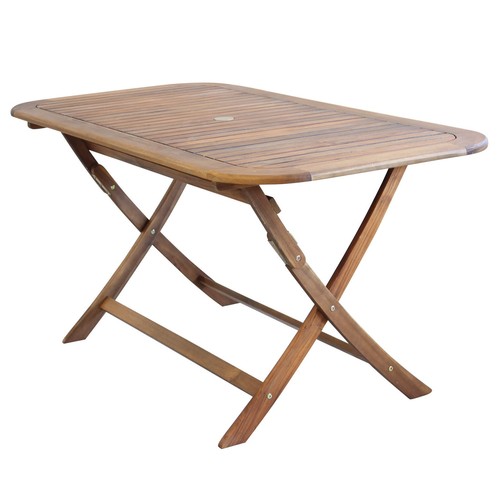 Table pliante refermable - table,