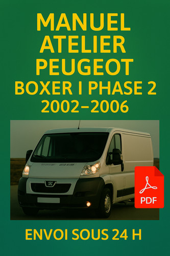 Manuel atelier peugeot boxer - peugeot, 1