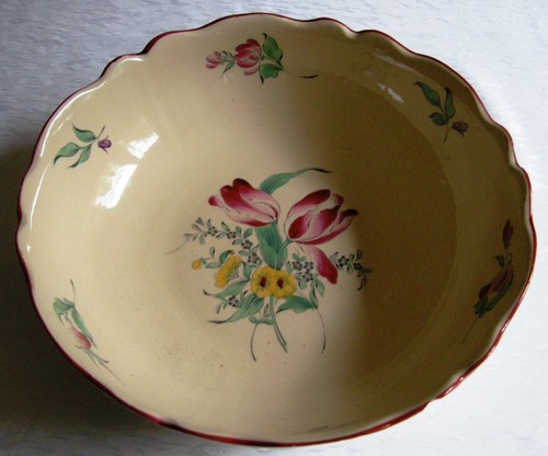 Gand saladier faience keller - saladier,