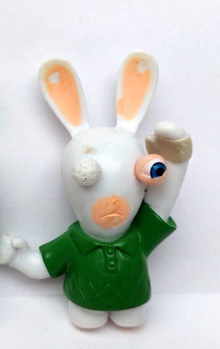 Jouet figurine lapin crétin
