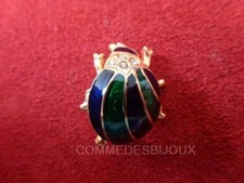 Broche "Insecte Coléoptère" N° 2 comme un pin's Scarabée - Bijoux pur Vintage