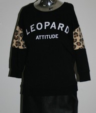 Haut sweat pull léopard