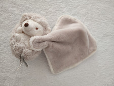Doudou Peluche Hérisson Avec Mouchoir Beige Taupe Gris BUKOWSKI exc etat