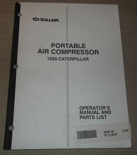 Sullair 1050 caterpillar - sullair,