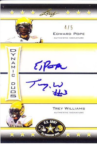 Pope trey williams rookie - pope,