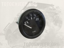 INSTRUMENT MANOMETRE ESSENCE 24V  COLL  ... jeep WILLYS US WW2 .