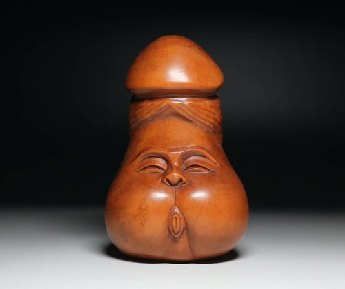 Ancien netsuke japonais shunga - ancien,