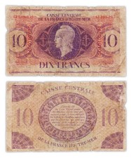10 FRANCS 1944 GUADELOUPE - P27 - Caisse Central de la France d'Outre Mer