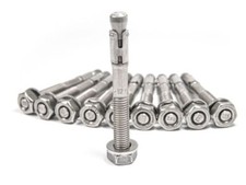 10 x chevilles pour charges lourdes M12 acier inoxydable A4 VA Cheville d'ancrag