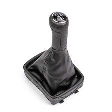 Pommeau de Levier de Vitesses Soufflet pour VW Polo 4 IV 5 Vitesses Cuir