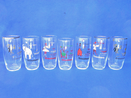 Verres bière kronenbourg - 7,