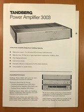 ORIGINAL TANDBERG 3003 POWER
