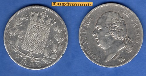Francs louis xviii - 5,