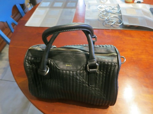 Sac main noir mango - sac,