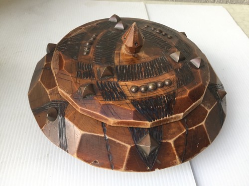 Ancienne boite ronde bois - boite, en