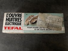 Ouvre Huitres électrique TEFAL vintage  bon état d'usage en boite  G33