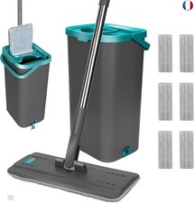 Balai Serpillère,Masthome Serpillière et Seau Essoreur, Balai Microfibre R