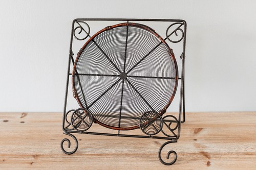 Grand support carré vintage - support,