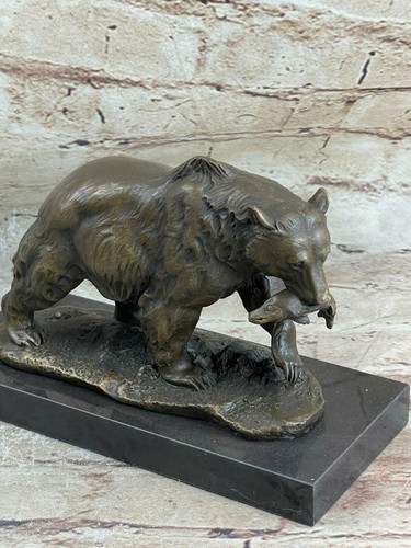 Bronze sculpture statue ours - bronze,
