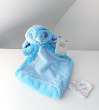Doudou Plat/Mouchoir Stitch Bleu Violet/Mauve - Disney Baby Simba Toys Carrefour