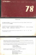 Manuel Atelier RTA Citroën Méhari 1978 en Français - Envoi 24H !