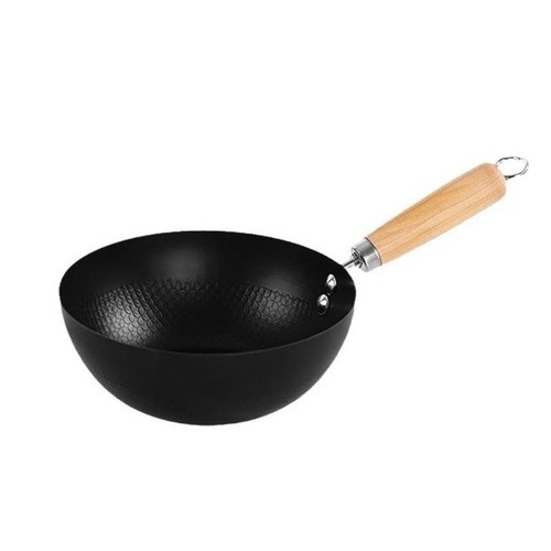 Wok fonte poêle en - 24,