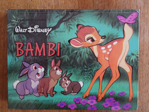 Bambi walt disney - livre, en