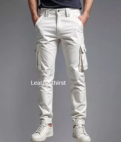 Pantalon cuir motard - en,