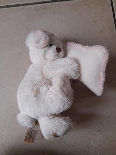 Doudou chien rose - doudou,